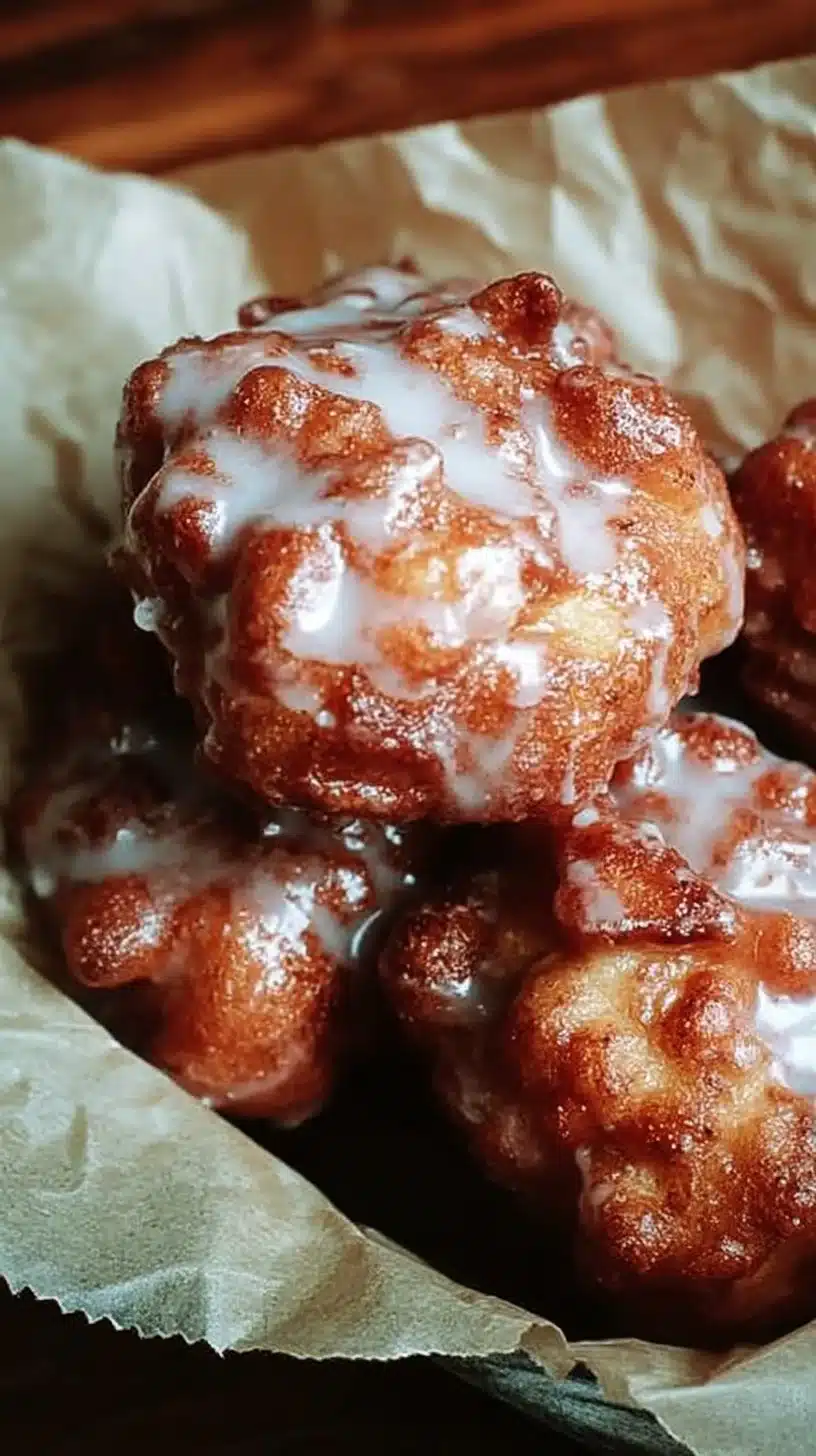 Soft Cinnamon Apple Fritters