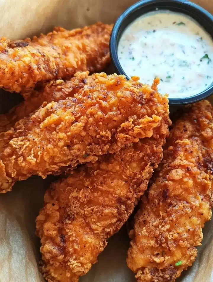Sourdough Discard Fried Chicken Tenders