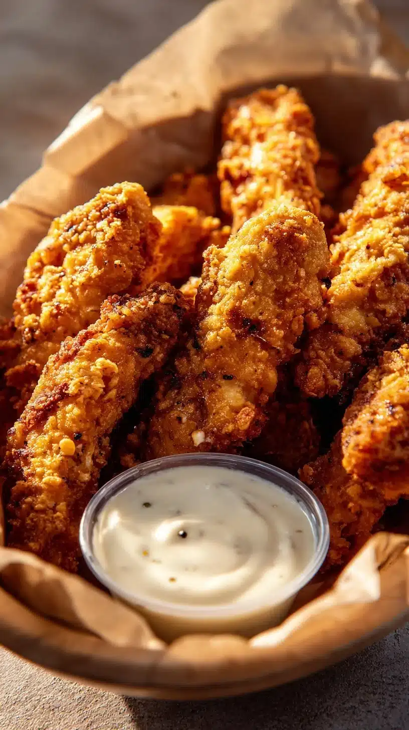 Sourdough Discard Fried Chicken Tenders