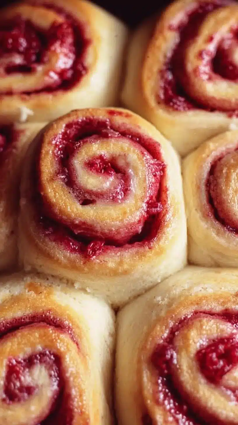 Sourdough Raspberry Lemon Rolls