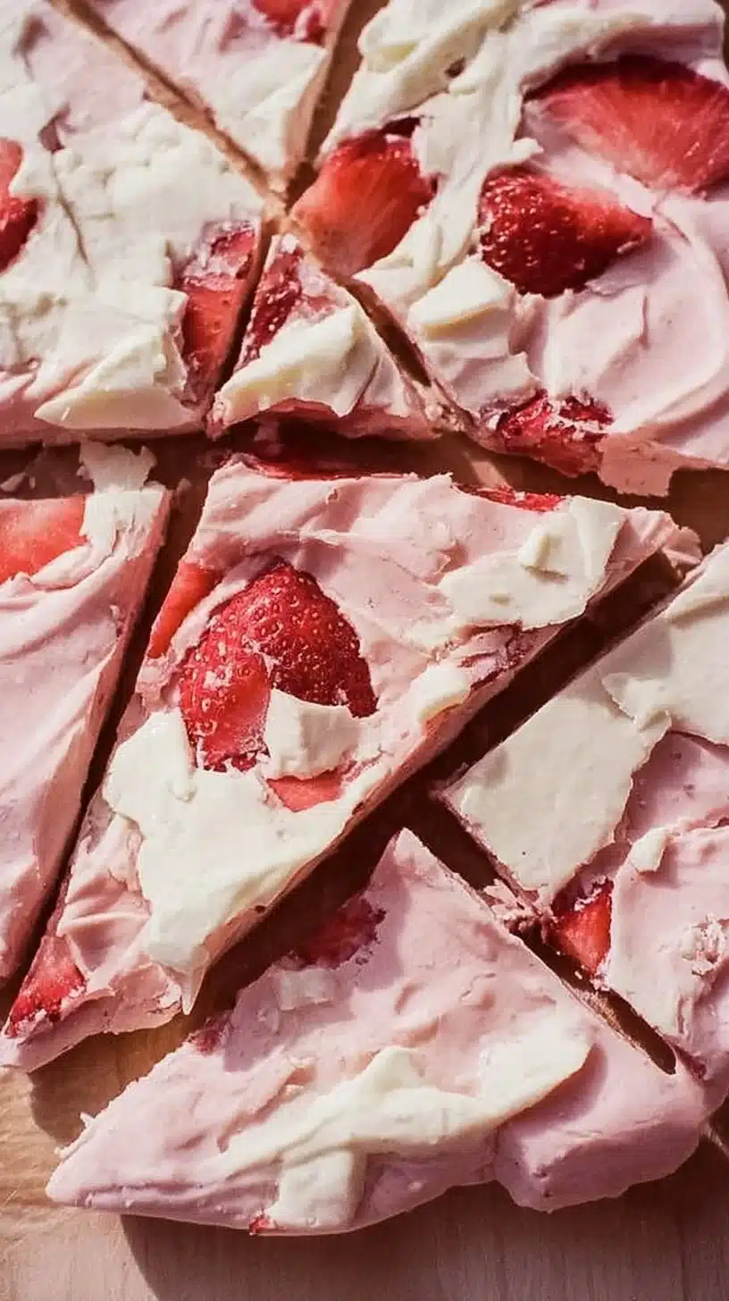 Strawberry Yogurt Bark