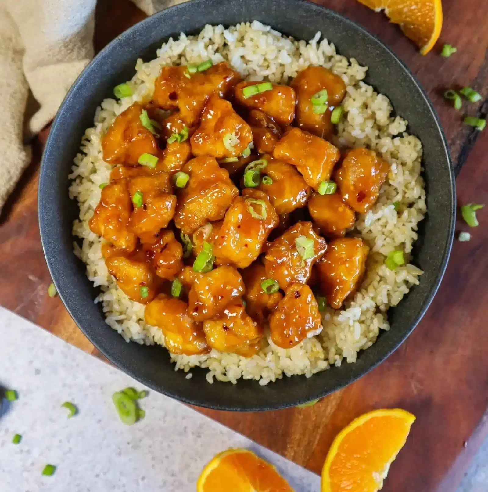 Vegan Orange Chicken (Tofu)
