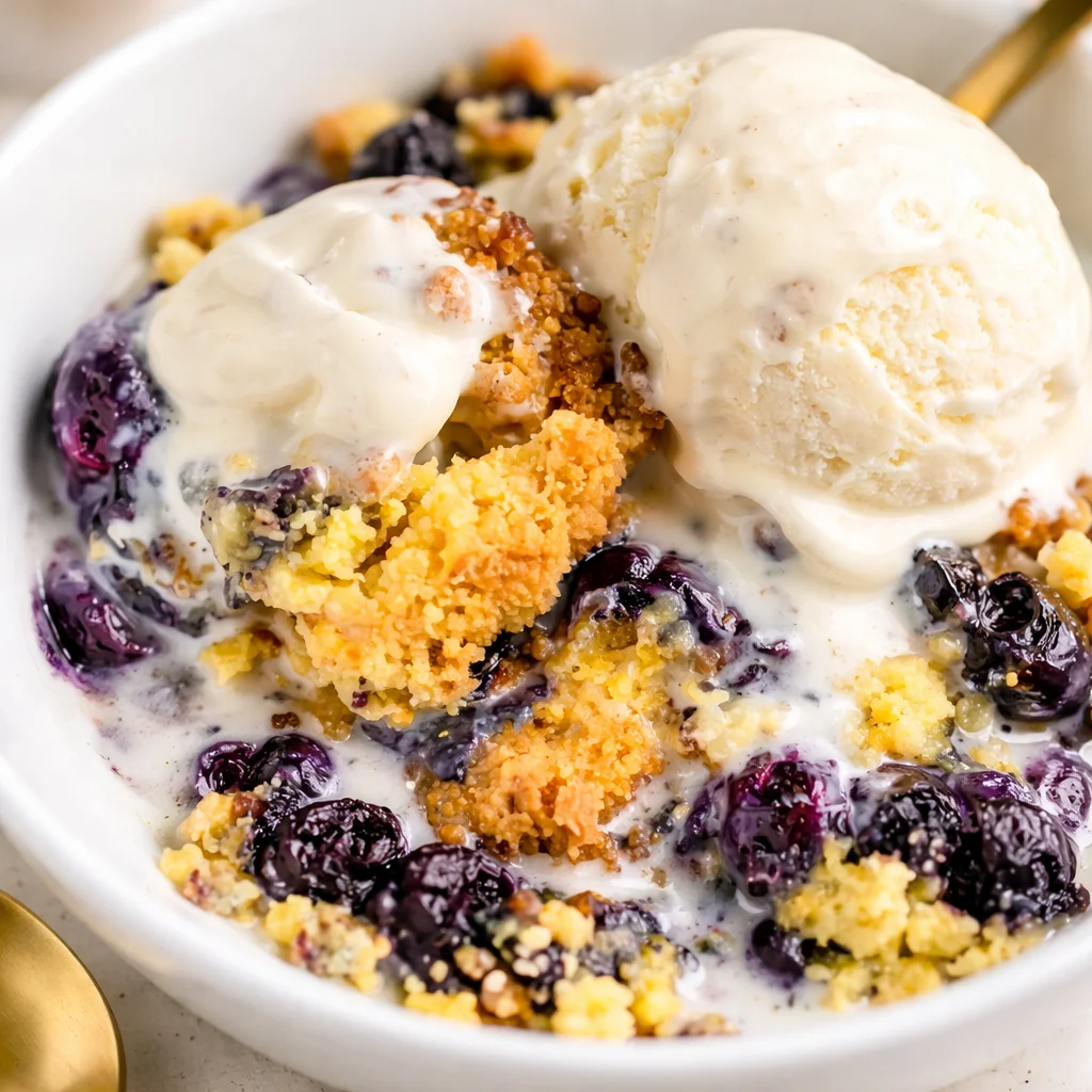 Easy Recipe for Blueberry Cobbler with 3 Ingredients Recipe