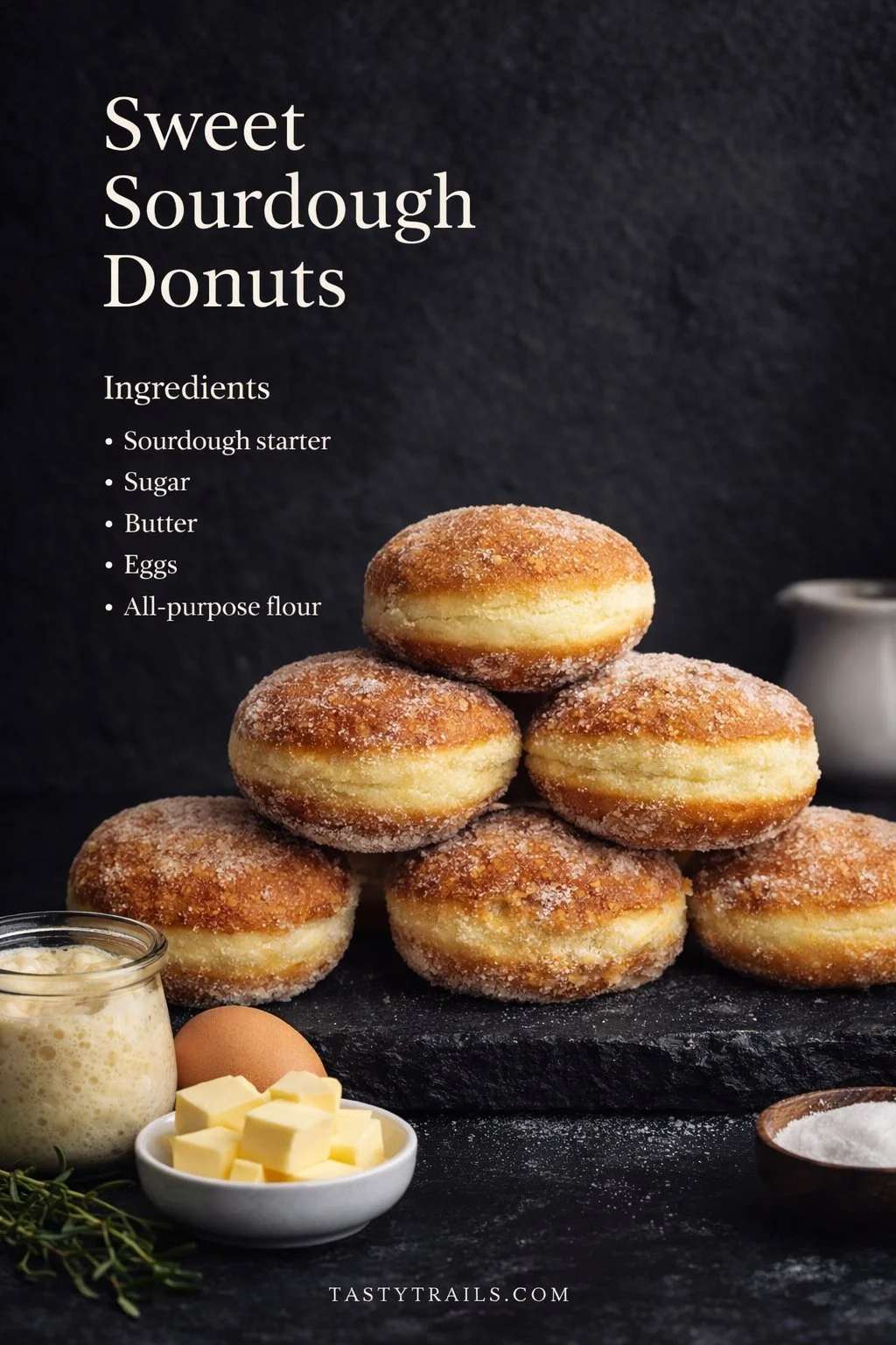 Sweet Sourdough Donuts