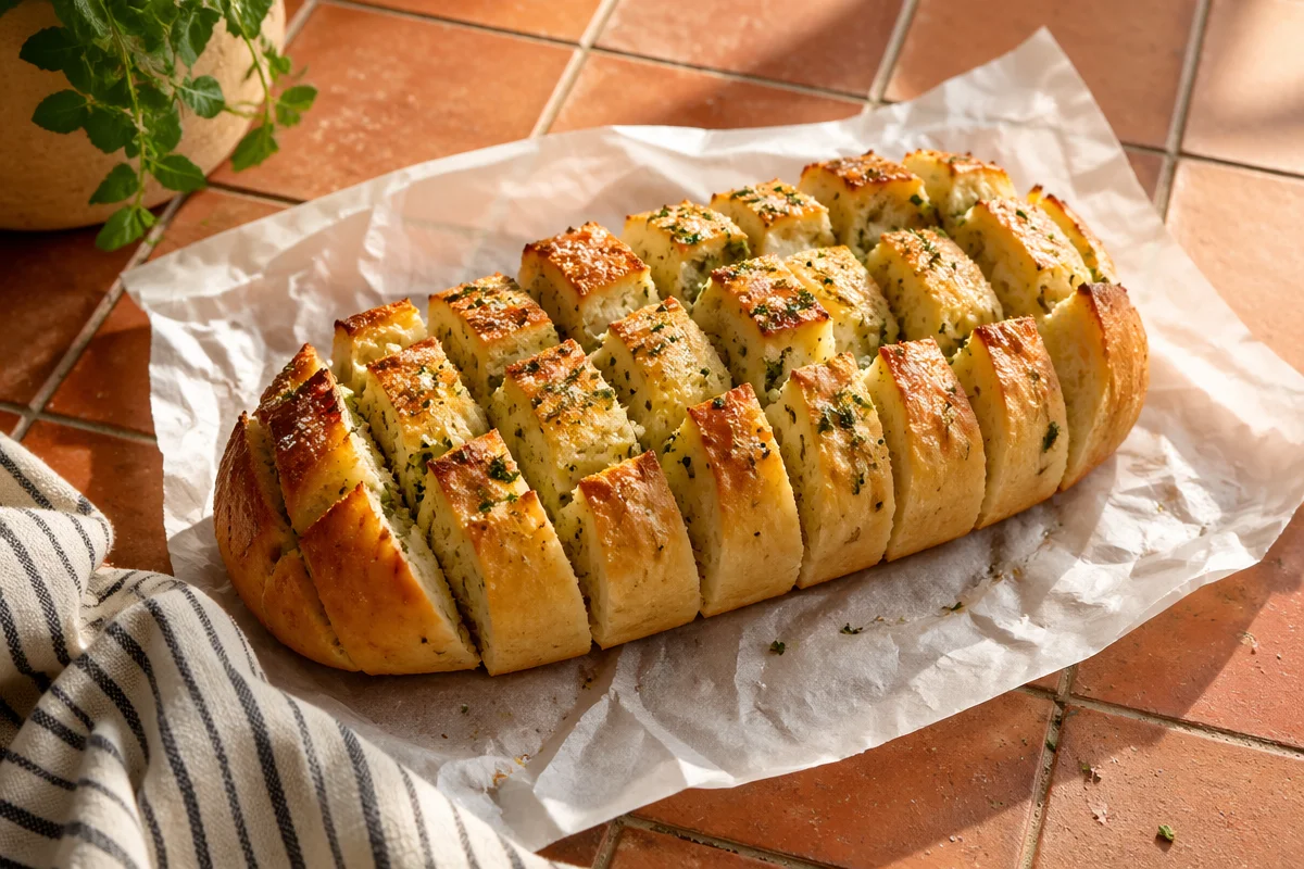 sourdough discard pull apart bread