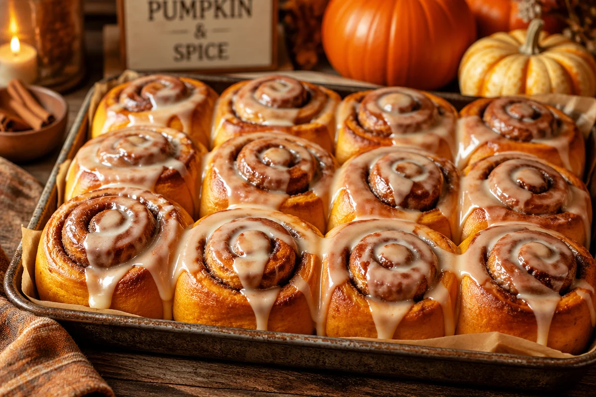 sourdough discard pumpkin cinnamon rolls