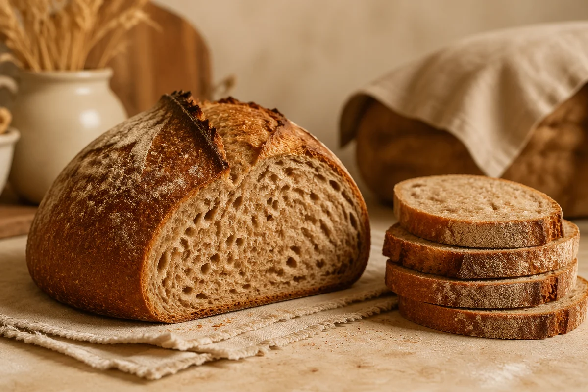 whole wheat sourdough discard sandwich bread