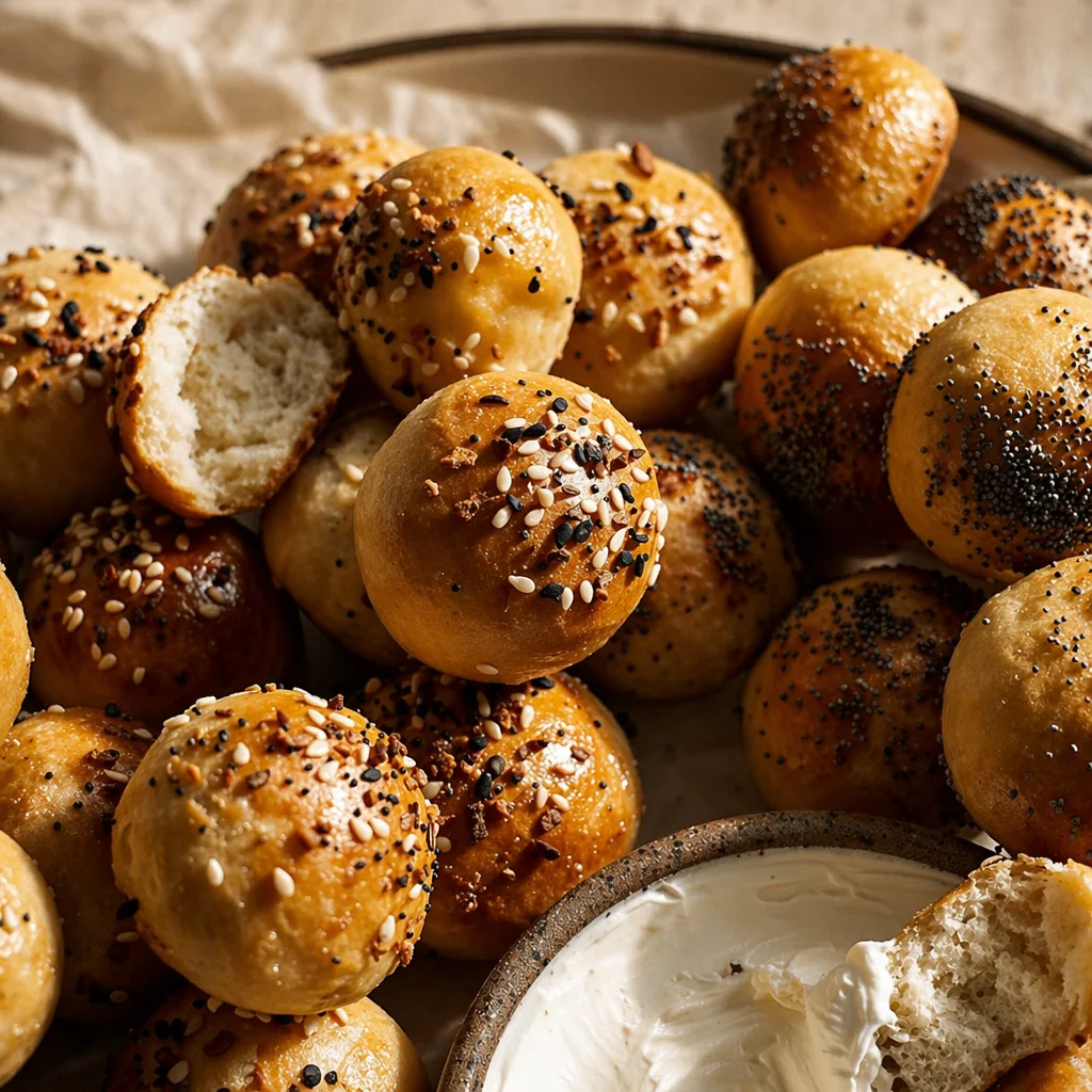 Deliciously Easy Sourdough Discard Bagel Bites Recipe