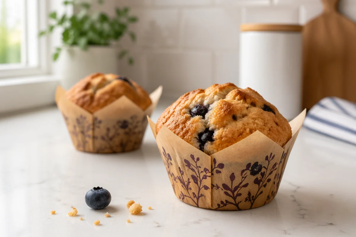 sourdough discard protein muffins