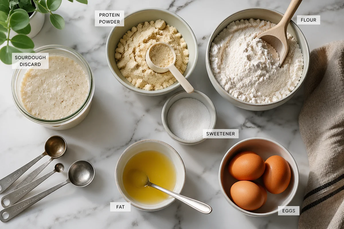 Deliciously Soft Sourdough Discard Protein Muffins You&rsquo;ll Love