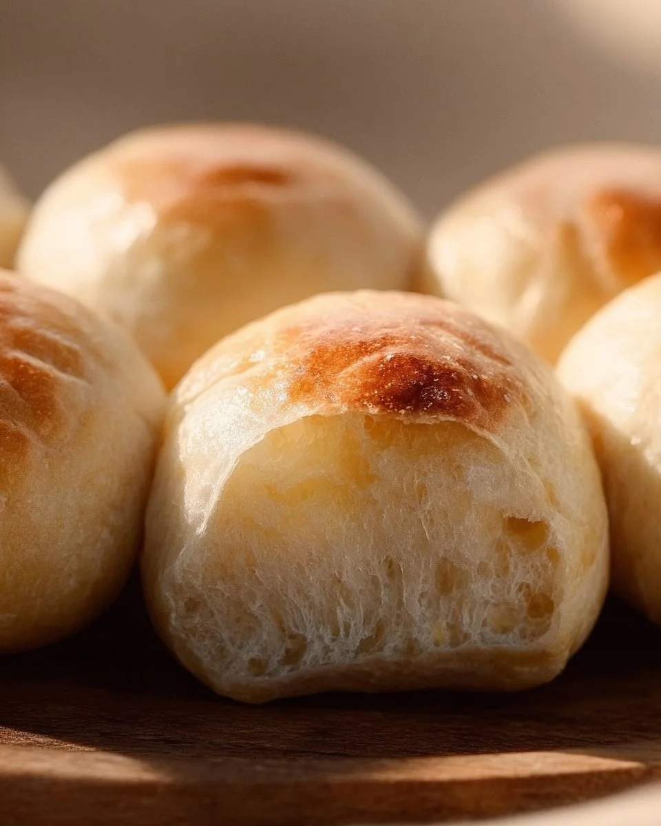 Easy Soft Sourdough Dinner Rolls (Super Fluffy)