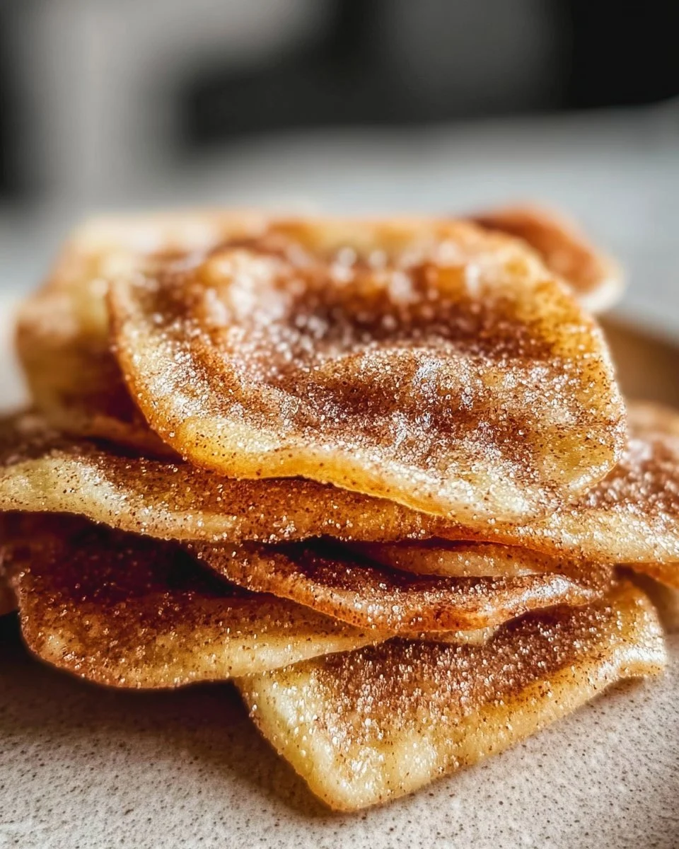 Easy Sourdough Discard Cinnamon Sugar Crisps