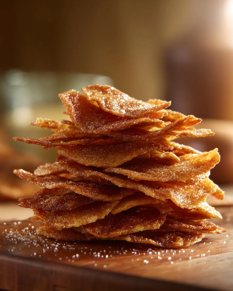 Easy Sourdough Discard Cinnamon Sugar Crisps