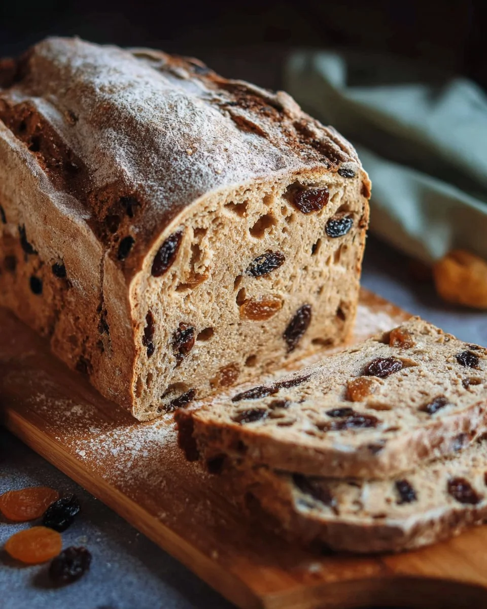 Gluten-Free Sourdough Raisin Bread
