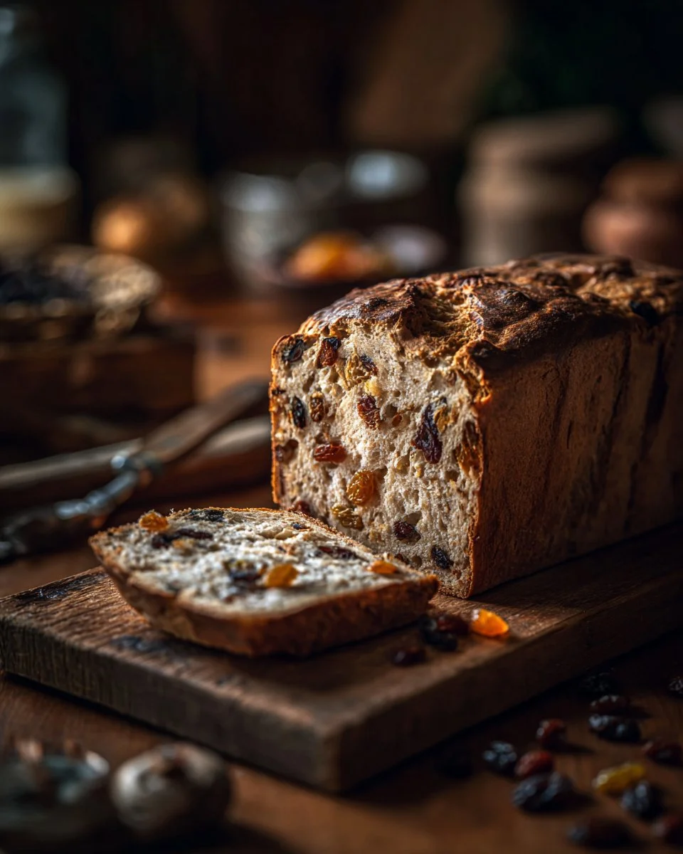 Gluten-Free Sourdough Raisin Bread