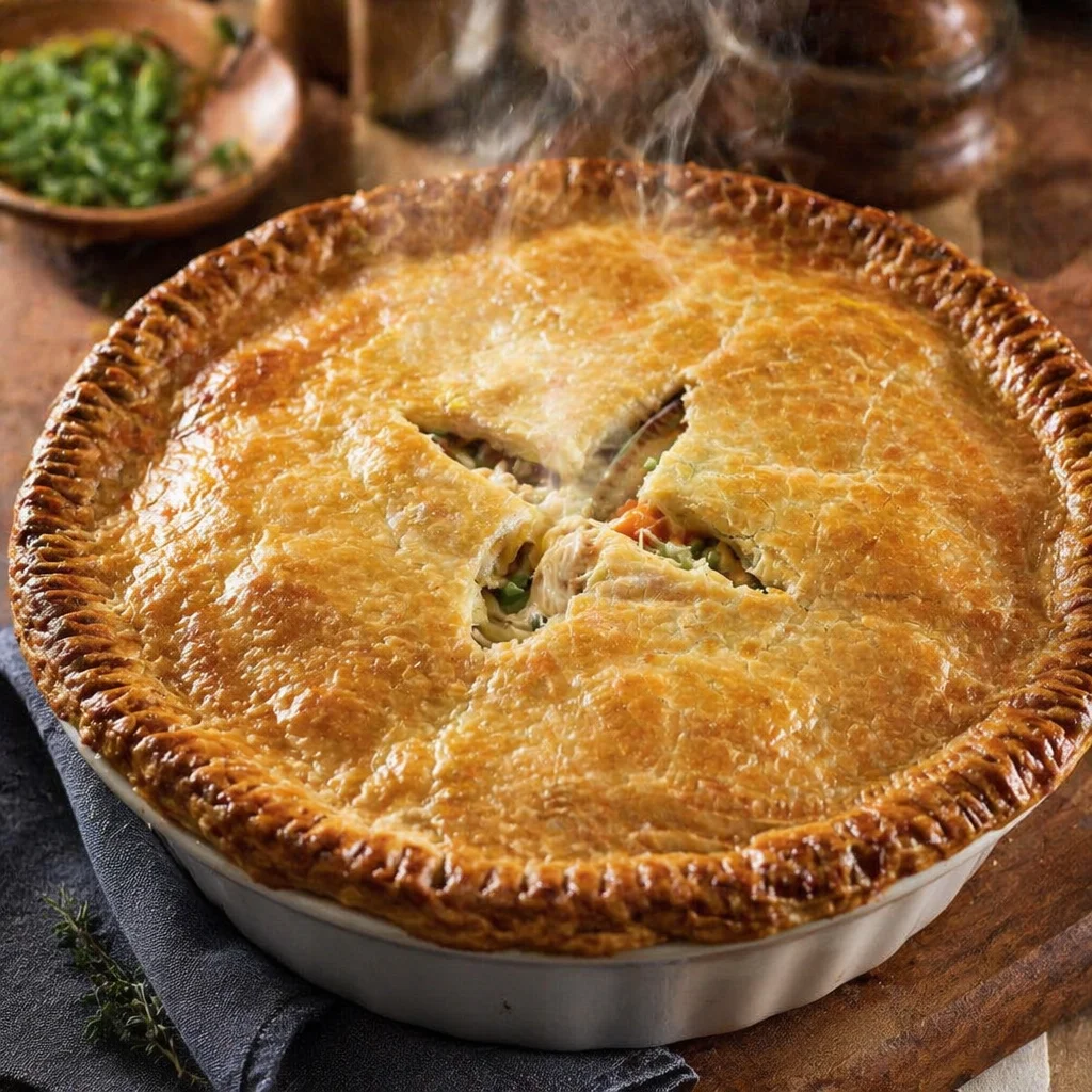 Sourdough Discard Chicken Pot Pie: Cozy Comfort in a Pie