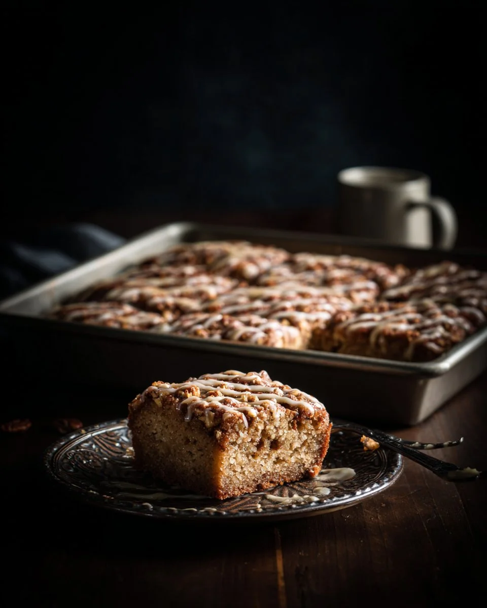 Sourdough Pecan Coffee Cake