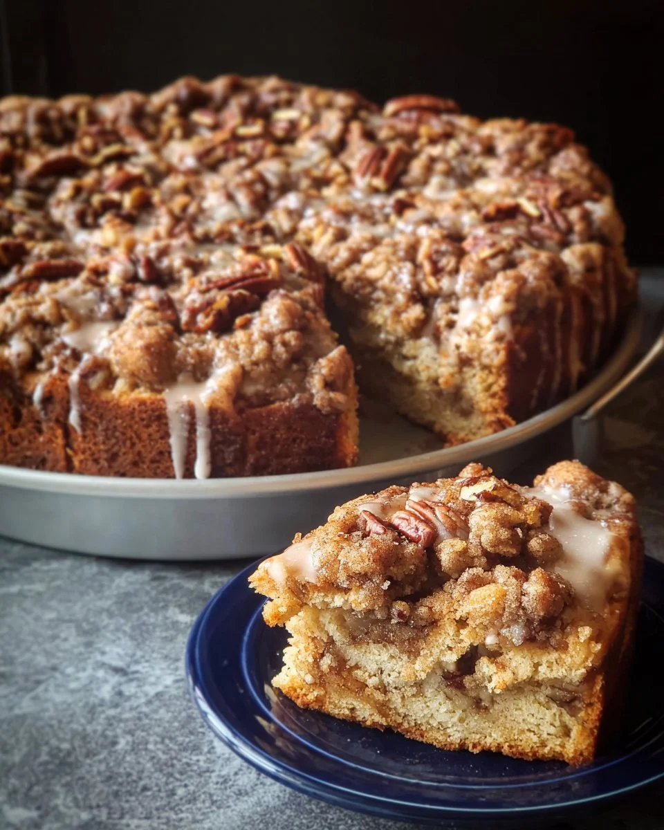Sourdough Pecan Coffee Cake