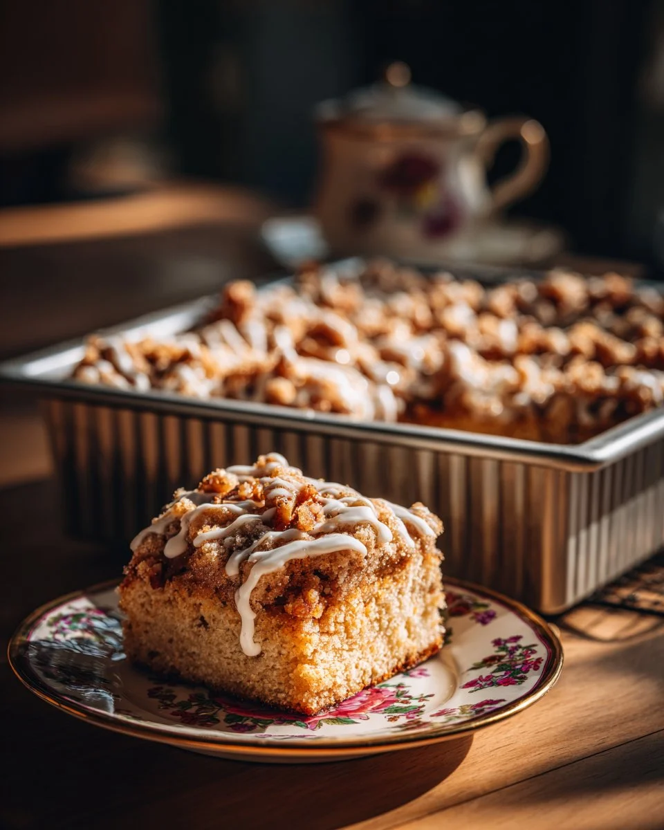 Sourdough Pecan Coffee Cake