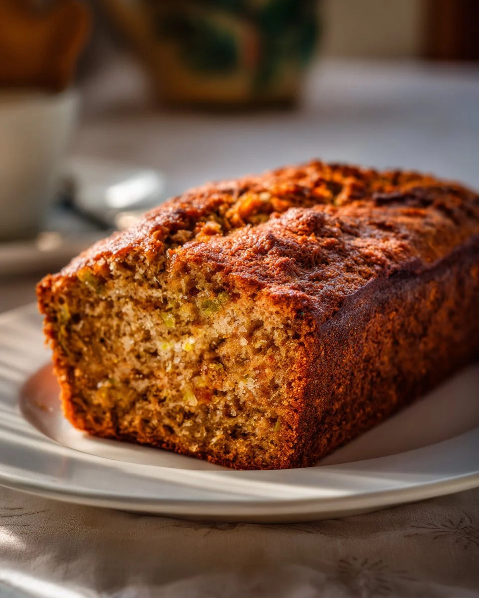 Vegan Zucchini Bread with Sourdough Discard