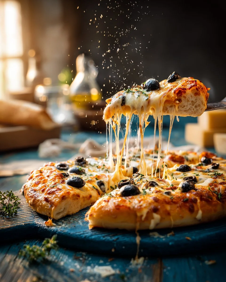 Cheesy Olive Bread