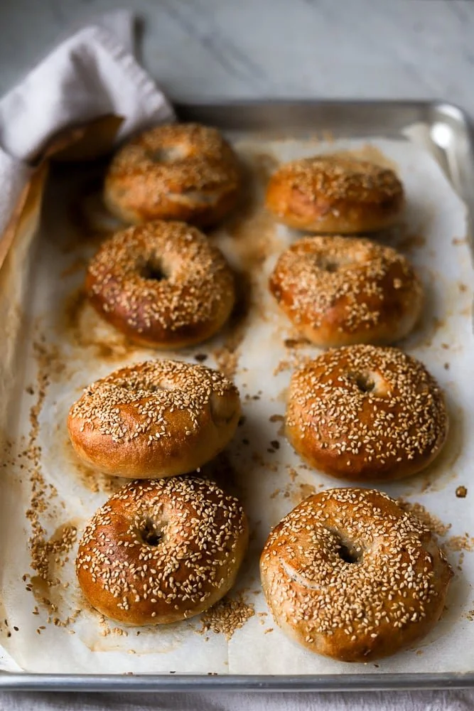 Easy Sourdough Bagels