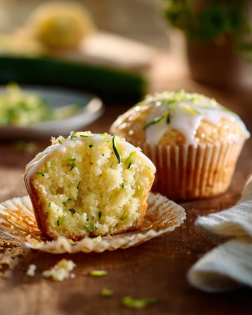 Lemon Zucchini Muffins
