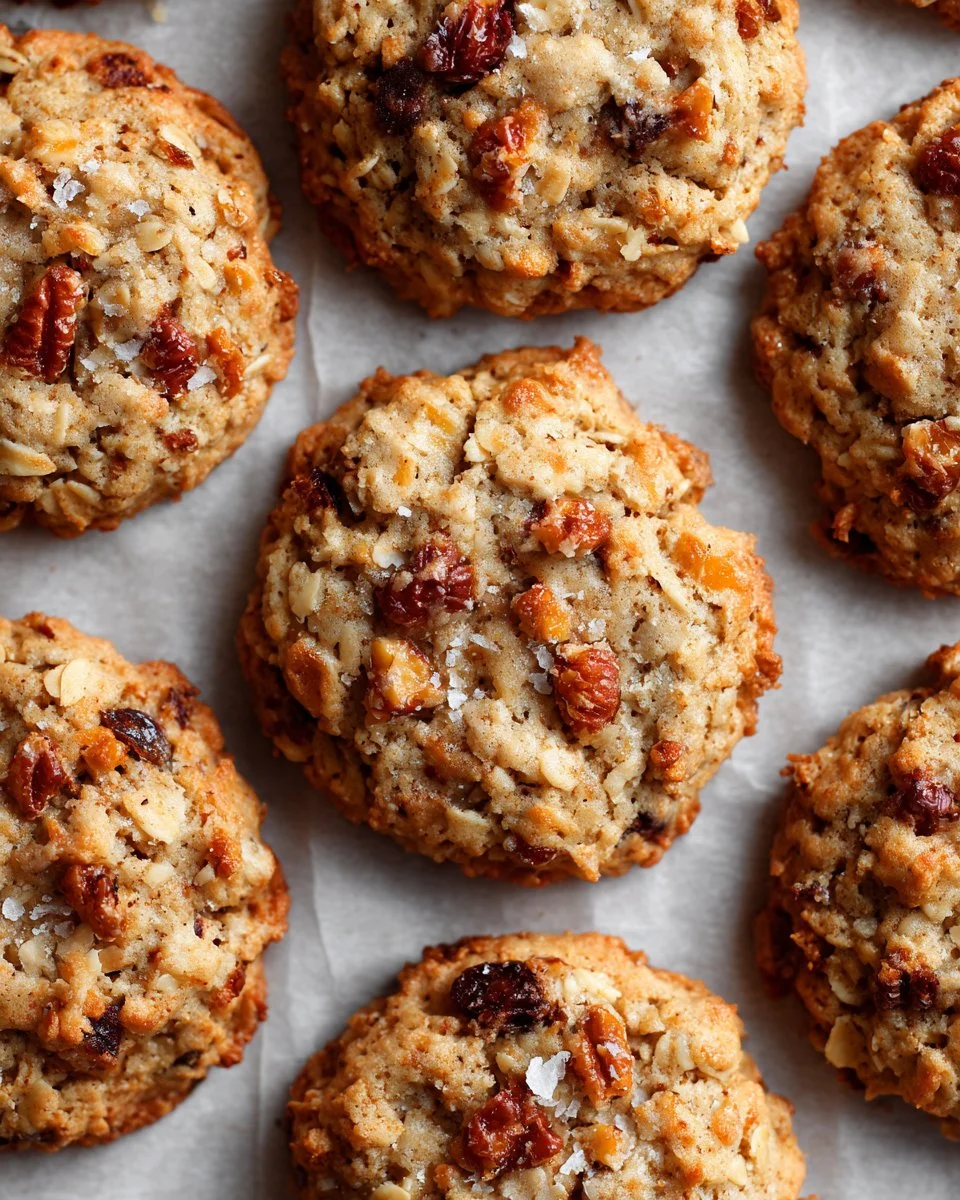 Maple Pecan Oatmeal Cookies