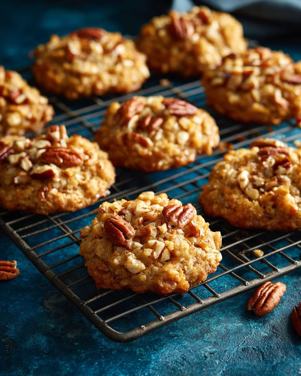 Maple Pecan Oatmeal Cookies