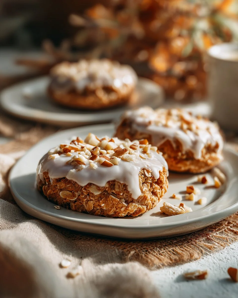 Maple Pecan Sourdough Oatmeal Cookies