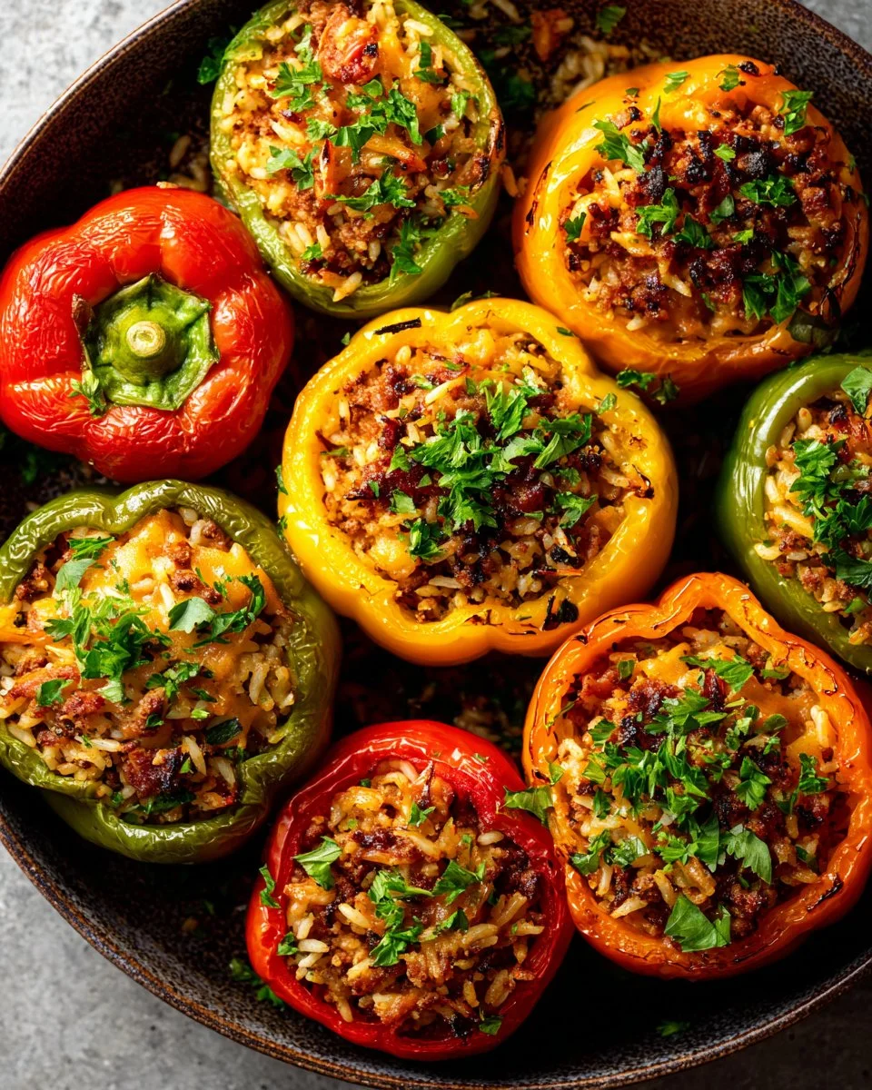 Mediterranean Stuffed Peppers