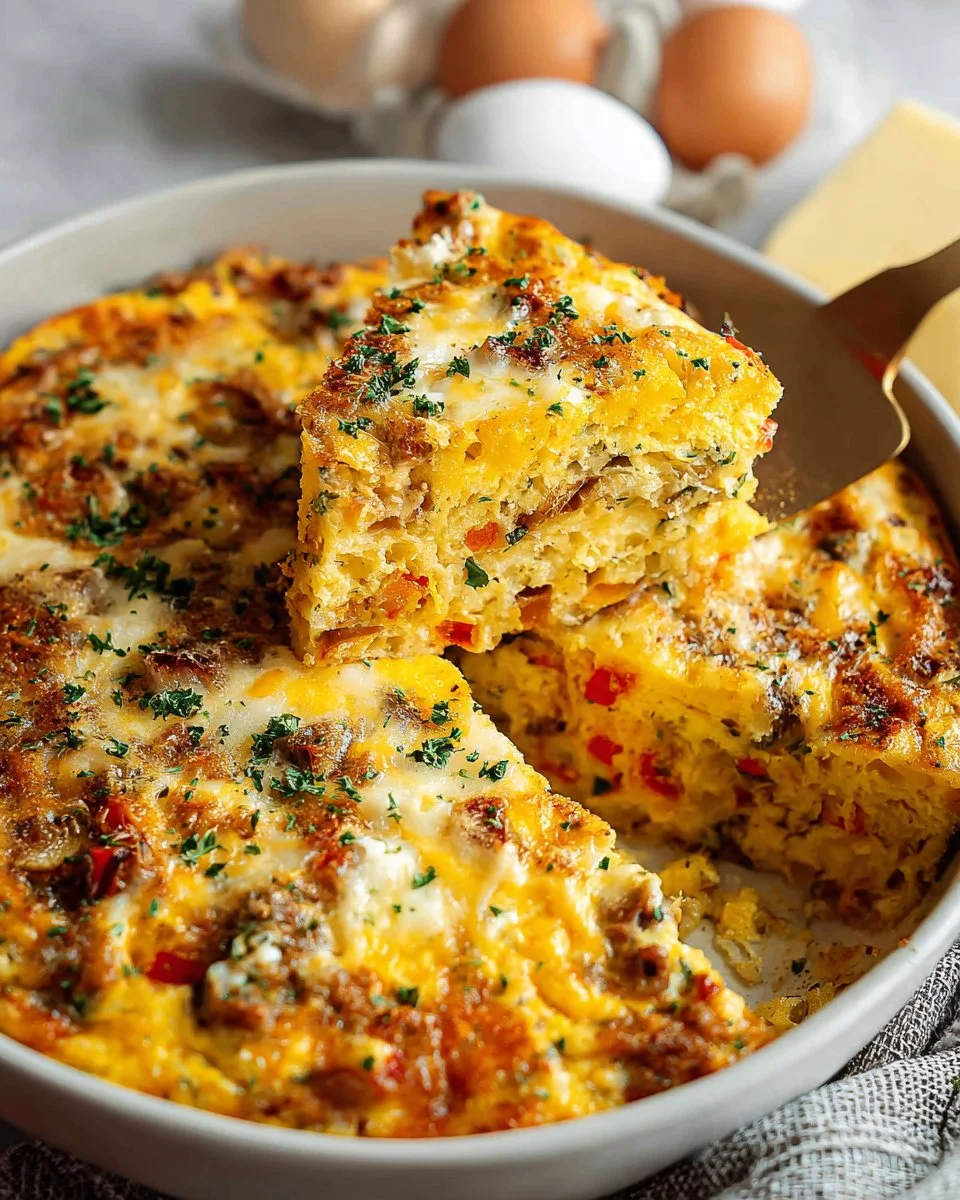 Savory Sourdough Breakfast Frittata