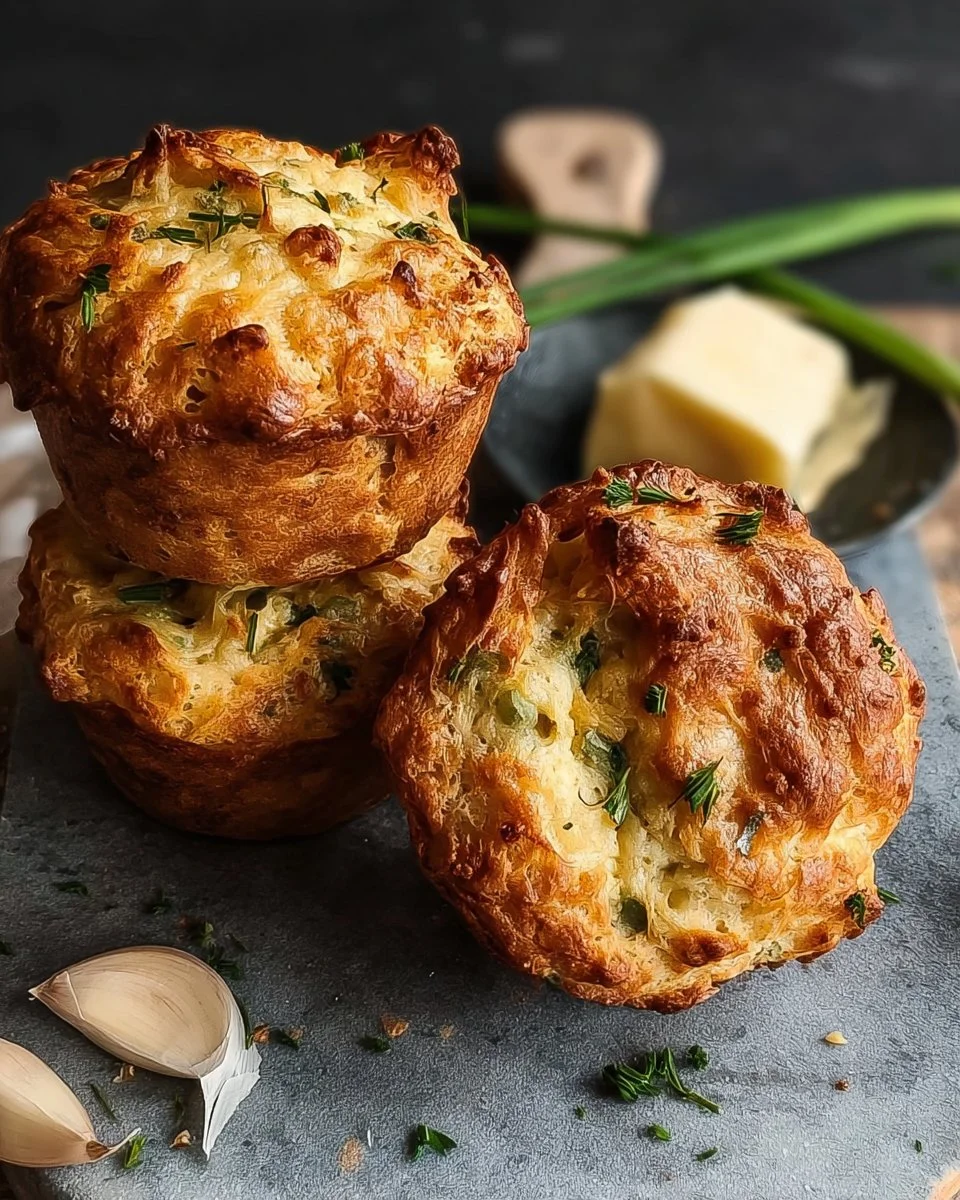 Sourdough Cheese Muffins