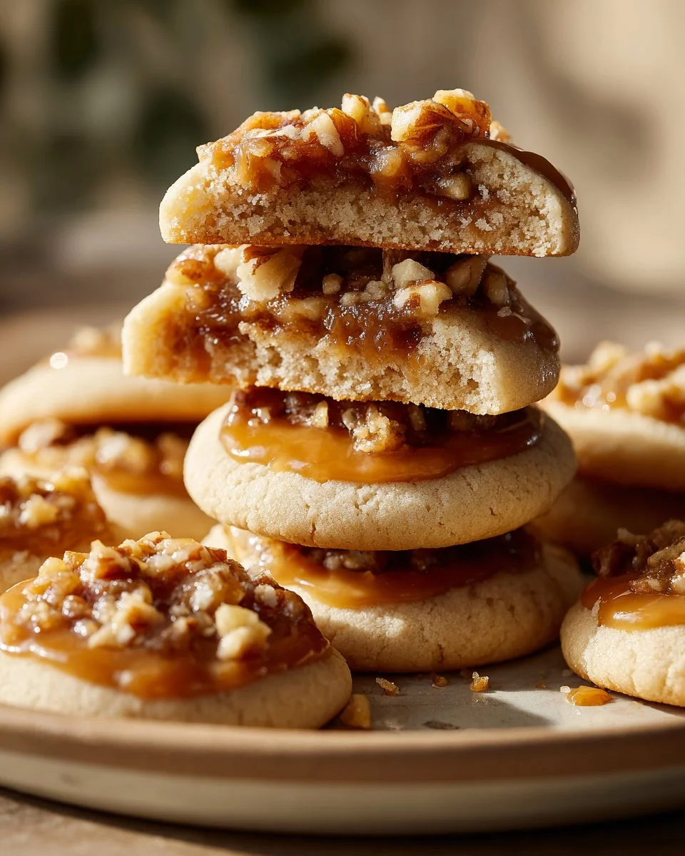 Sourdough Pecan Pie Cookies