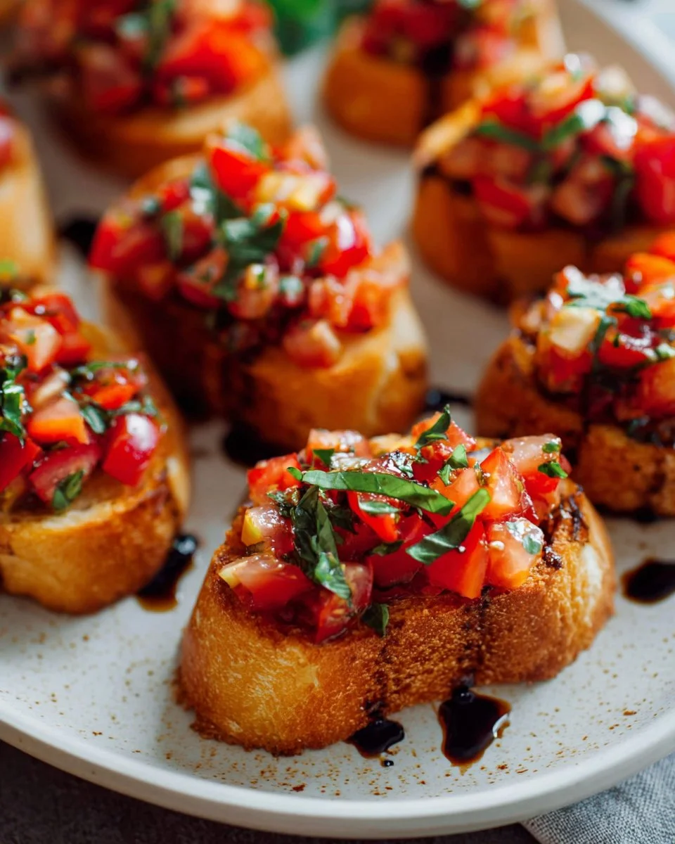 Tomato and Basil Bruschetta