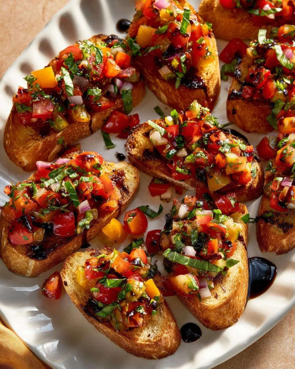 Tomato and Basil Bruschetta